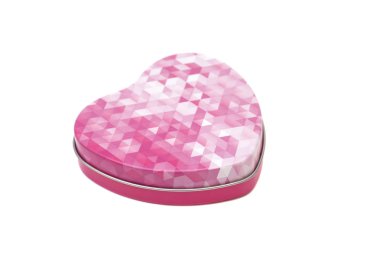 Kalp şeklinde metal kutu