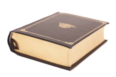 kitap kapağı beyaz arkaplanda izole edildi