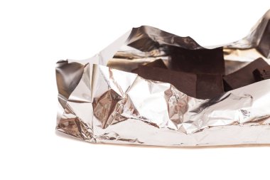 çikolata gümüş folyo