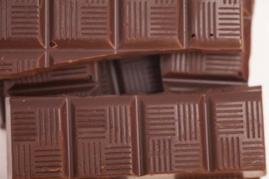 Çikolata bar arka plan bakış