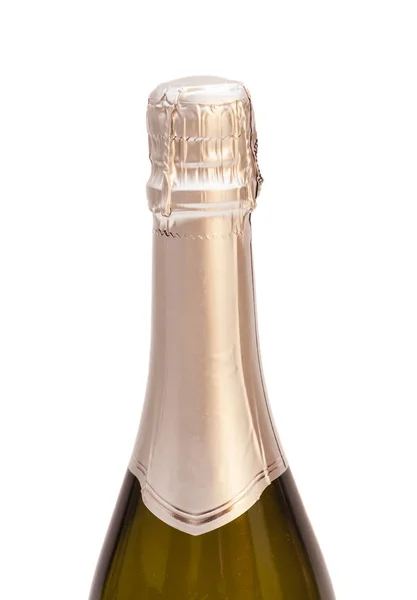 Champagne bottle, isolated on a white background. — Stock Photo, Image