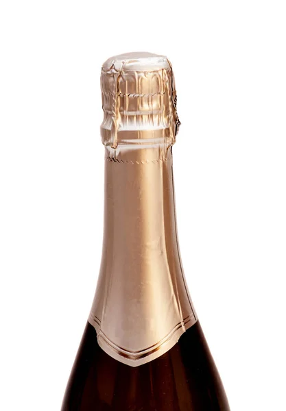 Champagne bottle, isolated on a white background. — Stock Photo, Image