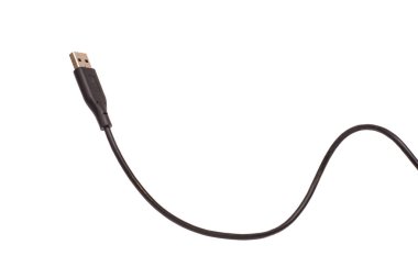 USB kablosu beyazda izole edildi 