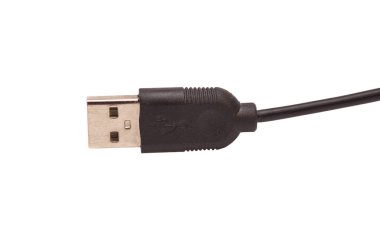 USB kablosu beyazda izole edildi 