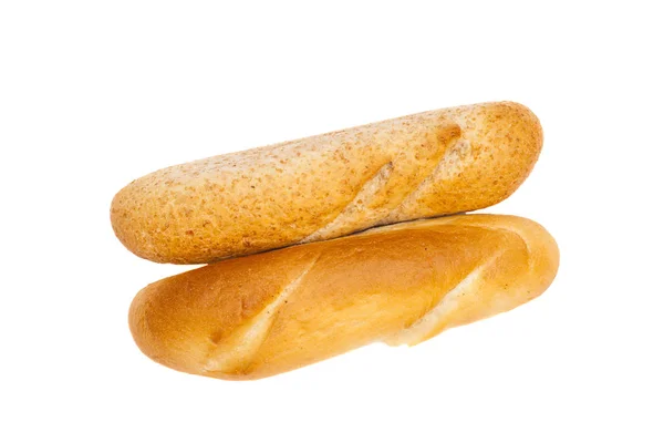 Bread on white background — Stock Photo, Image