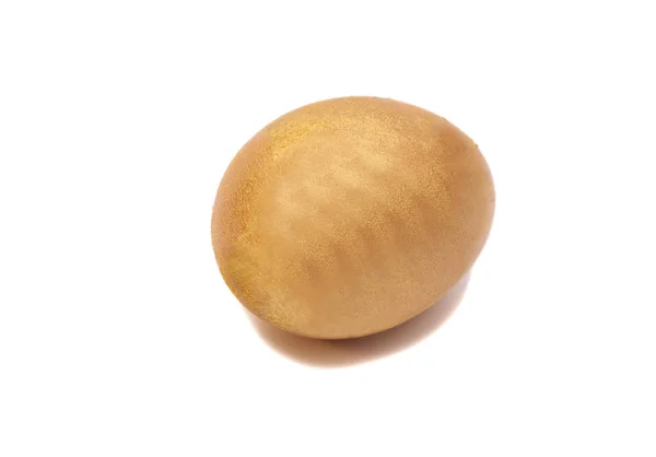 Χρυσό αυγό που απομονώνονται σε λευκό φόντο — Φωτογραφία Αρχείου