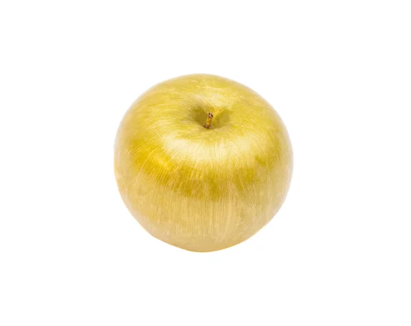 Pomme dorée isolée sur fond blanc — Photo