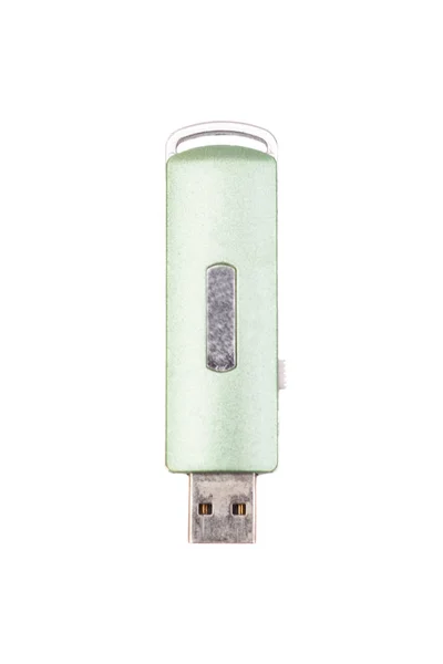 USB флеш накопичувачі на білому — стокове фото