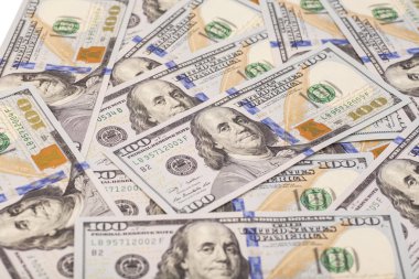 Arkaplan olarak 100 dolar.