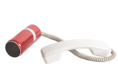 Teneke kutu telefon cep telefonu ile