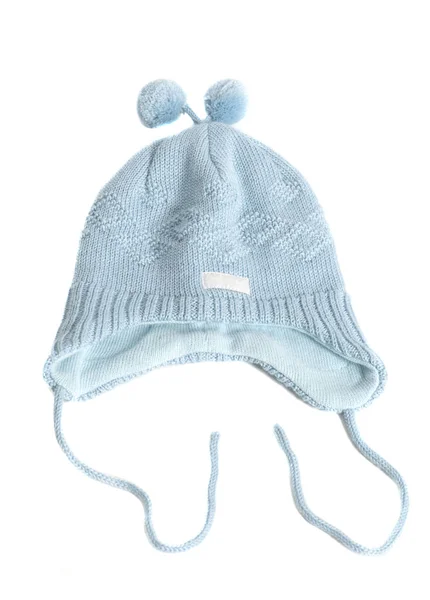 Sombrero de bebé en blanco —  Fotos de Stock