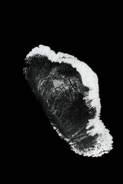 Identificación de huellas digitales tinta biométrica — Foto de Stock