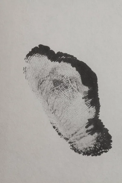 Parmak baskı kimlik Biyometri mürekkep — Stok fotoğraf