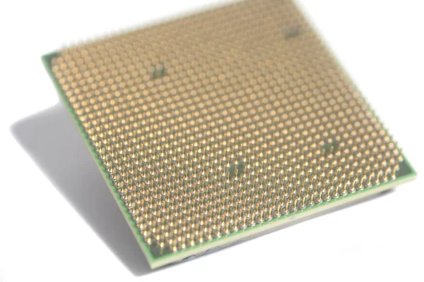 Unità centrale di elaborazione microchip CPU — Foto Stock