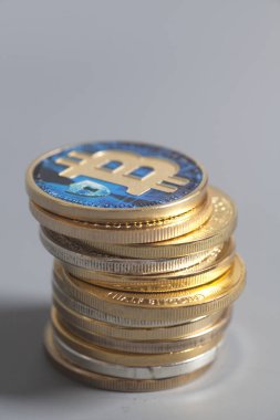 Bitcoins yığın sikke cryptocurrency