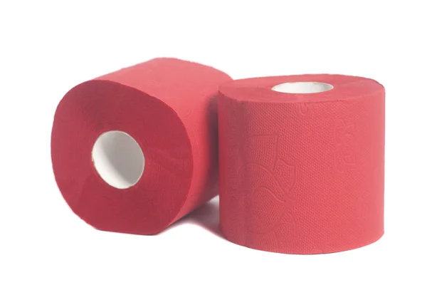 Papier toilette rouge — Photo