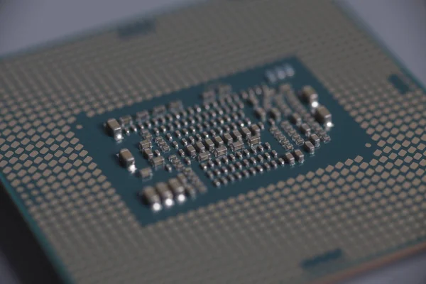 Unità di elaborazione centrale CPU processore microchip — Foto Stock