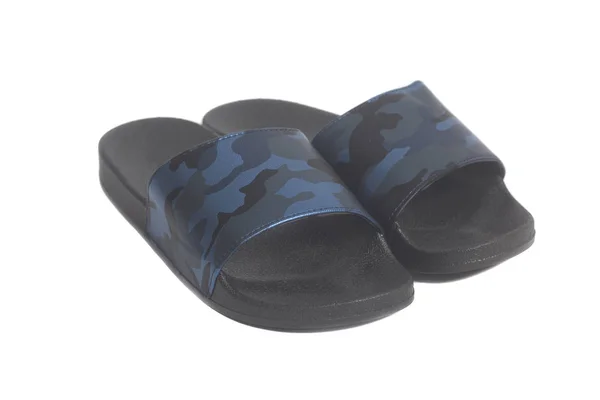 Men's Slippers Camouflage Military — Stock Photo, Image