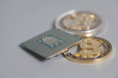 Merkezi işlem birimi Cpu mikroçip Bitcoins ile