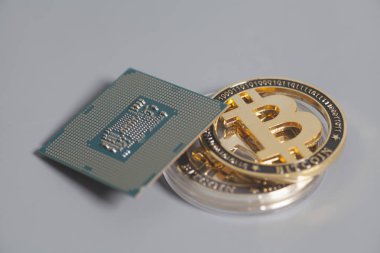 Merkezi işlem birimi Cpu mikroçip Bitcoins ile