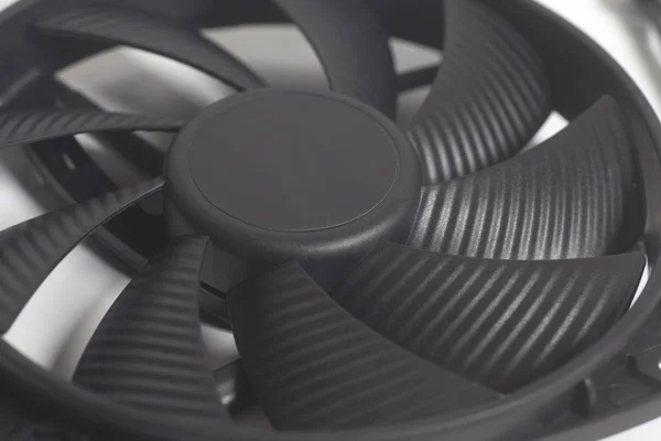 Dettaglio del dispositivo di raffreddamento del ventilatore CPU — Foto Stock