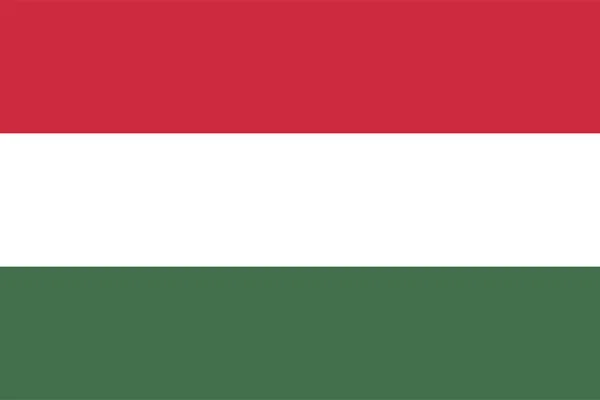 Hungary Flag Vector illustration eps 10 — 스톡 벡터