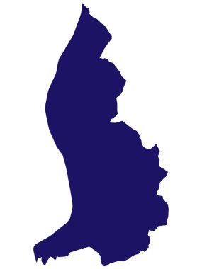 Lihtenştayn Harita Bayrak Vektörü illüstrasyonu Eps 10