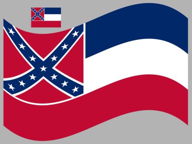 Amerika Birleşik Devletleri 'nin temsilci bayrağı Mississippi Eyaleti