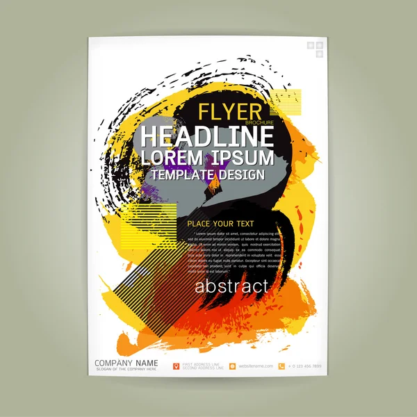 Poster el ilanı broşür iş yaratıcılık soyut a4 kağıt sanat