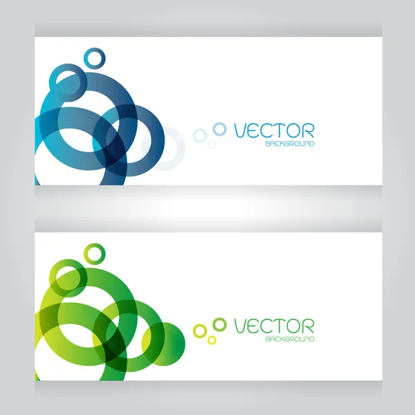 Vector Design - eps10 Simple and Colorful blue Circles on — стоковый вектор