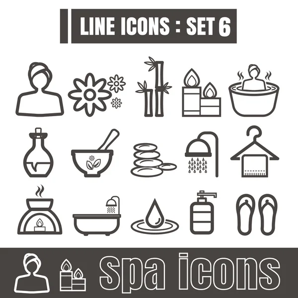 Satır simgeler siyah 6 ayarlayın. Beyaz arka plan üzerinde resimde eps 10