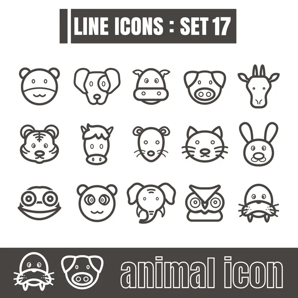 simge hayvan çizgi siyah Modern stil vektör beyaz arka plan üzerinde