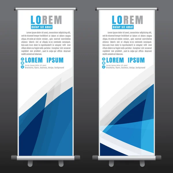 iş broşür afiş afiş tasarım dikey şablonu rulo 