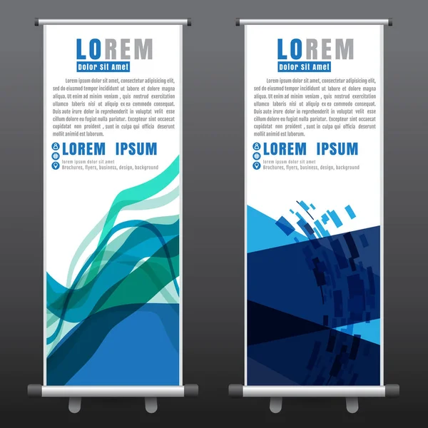 iş broşür afiş afiş tasarım dikey şablonu rulo 