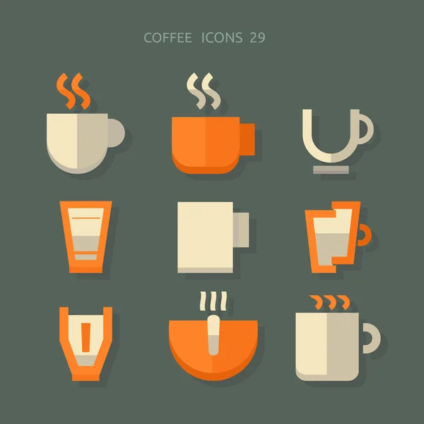 Vektor ikonen kaffe — Stock vektor