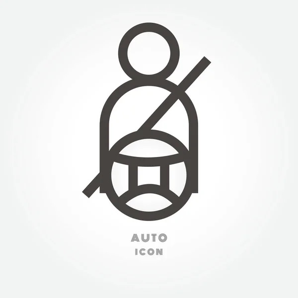 Einfache Auto-Symbole gesetzt. universelle Auto-Icons für Web und M — Stockvektor
