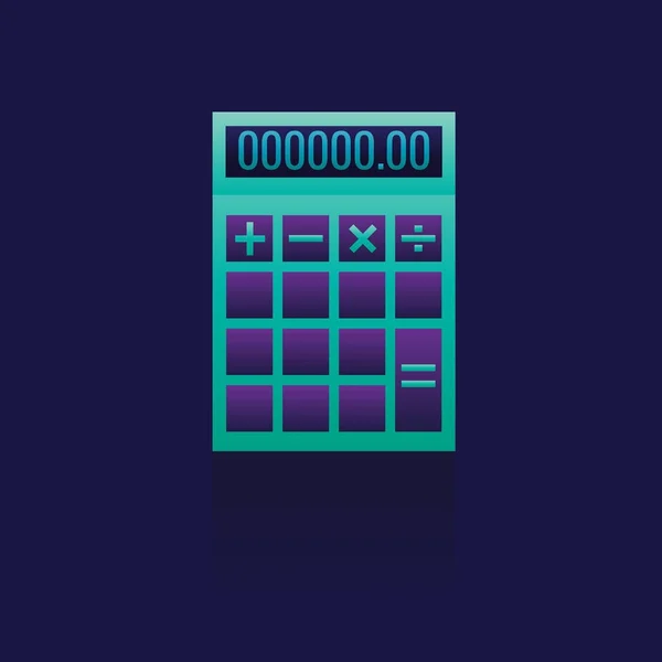 Calculatorpictogram. logo. Symbolen. Web. vectorillustratie. EPS-10 — Stockvector