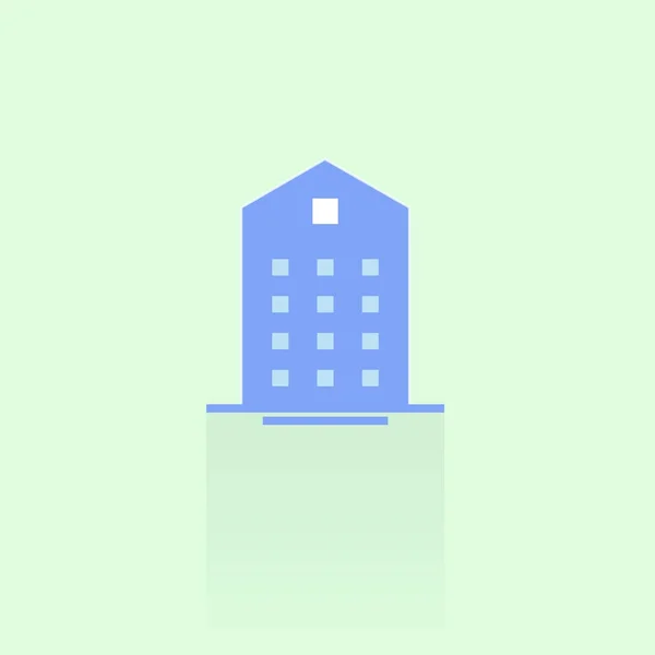 Icono de construcción sobre fondo azul — Vector de stock