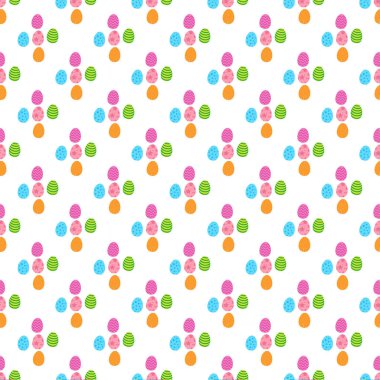 Paskalya yumurta renk desen. kutlama. vektör