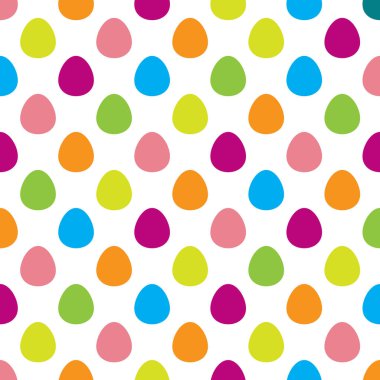 Paskalya yumurta renk desen. kutlama. vektör