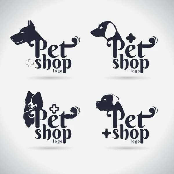 Pet Logo Vektor auf weißem Hintergrund — Stockvektor