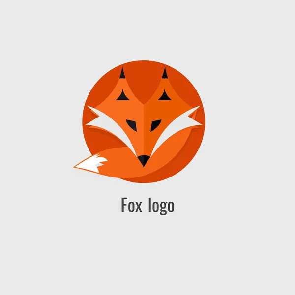 Σελίδα fox πορτοκαλί λογότυπο. μοντέρνο σε άσπρο φόντο — Διανυσματικό Αρχείο