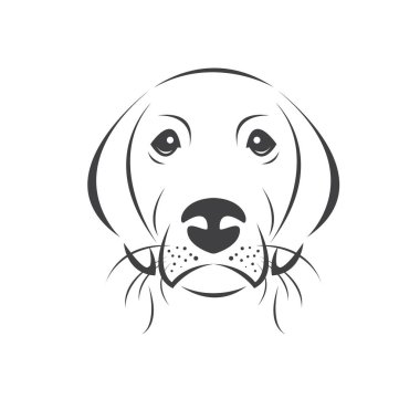 Köpek kafası taşıyıcısı Siyah Renk. Evcil hayvan. Hayvan herif. logo veya simge. Si