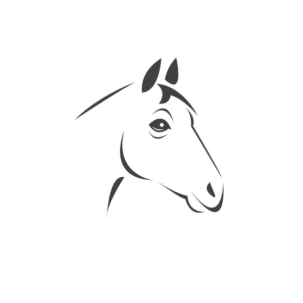 Vector head of horse black. Mammals. logo. icon. symbol. design. — 스톡 벡터