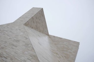 Modern geometrik yapının dış yüzeyi