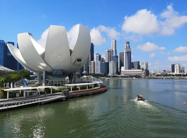 Vista Baía Marina Singapore — Fotografia de Stock