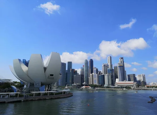 Vista Baía Marina Singapore — Fotografia de Stock