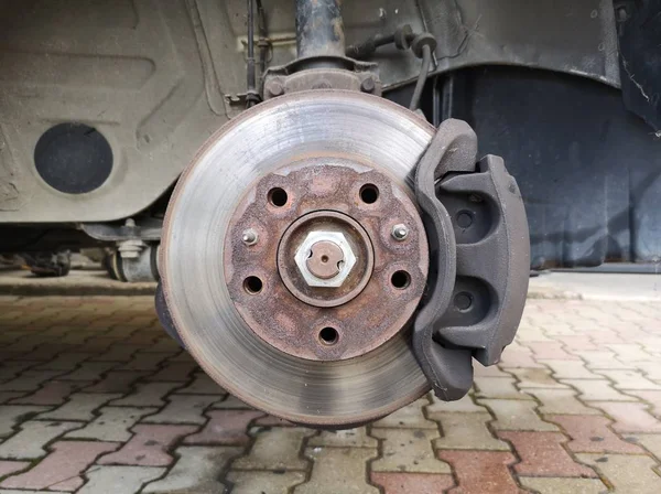 Car Disc Brake Repair — 스톡 사진