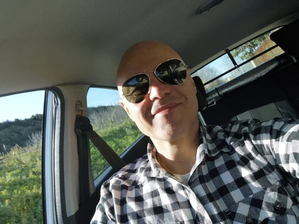 Selfie 'm arabanın içinde.