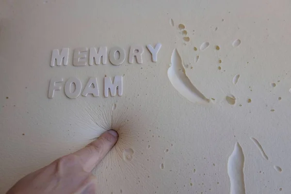 pillow background in memory foam